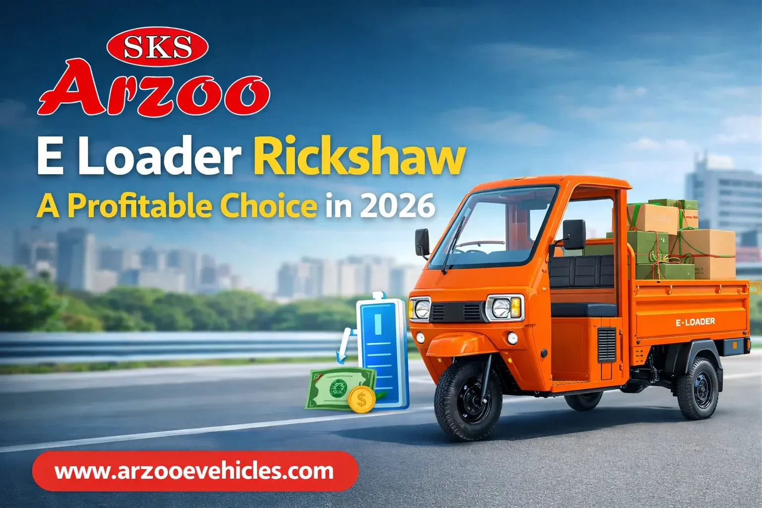 E Loader Rickshaw